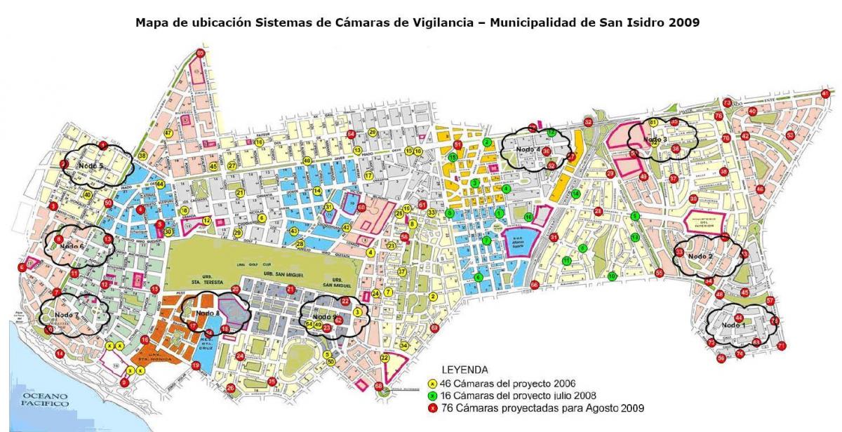San ısidro, Lima haritası 